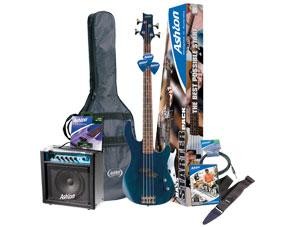 Baskytara 4 strunn� paket Ashton AB 4 BK Pack